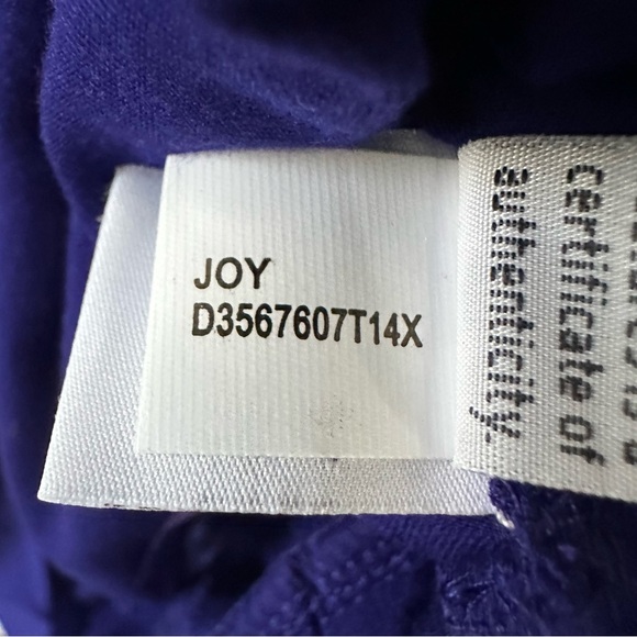 Diane von Furstenberg Joy Dress Size 14 Purple Sheath Long Sleeve - Picture 14 of 16